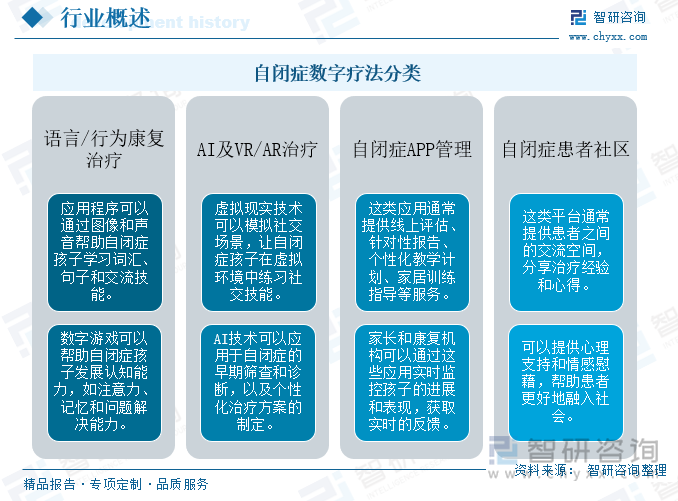 自闭症数字疗法分类